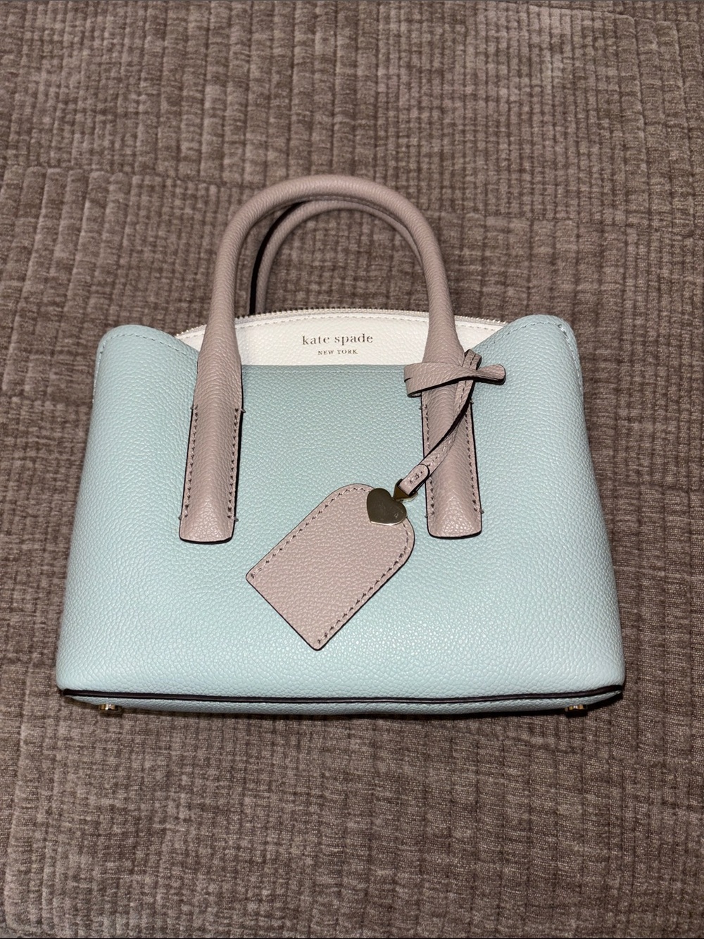 kate spade Light Blue & Blush Mini Satchel